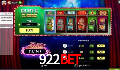 A Popularidade dos Caça-Níqueis no 922bet